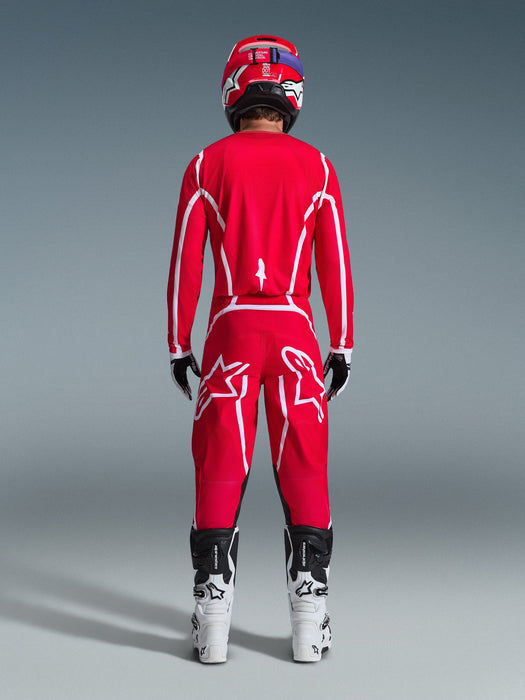 ALPINESTARS FLUID APEX JERSEY in Red/White