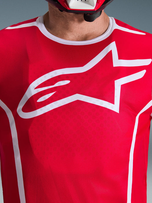 ALPINESTARS FLUID APEX JERSEY in Red/White