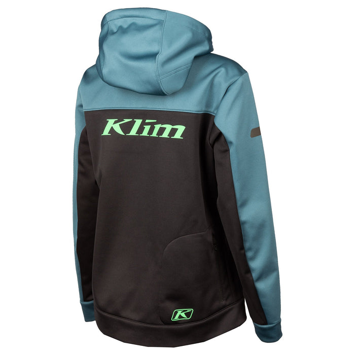 Klim Women's Evolution Hoodies in Petrol - Wintermint - 2021