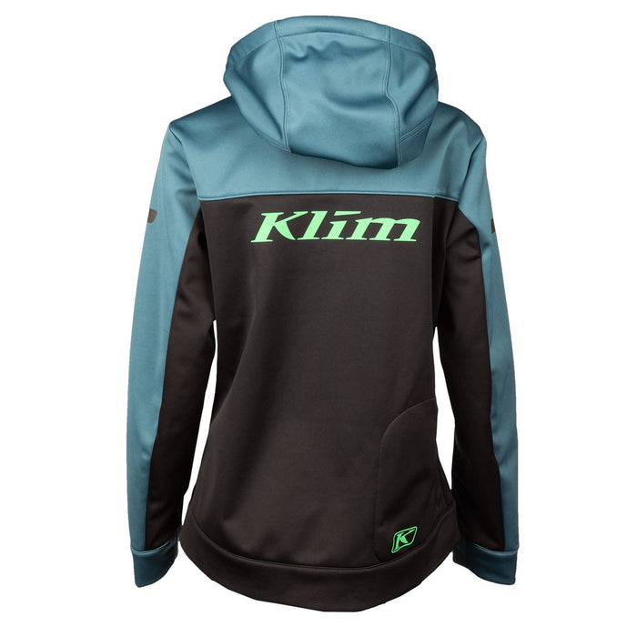 Klim Women's Evolution Hoodies in Petrol - Wintermint - 2021