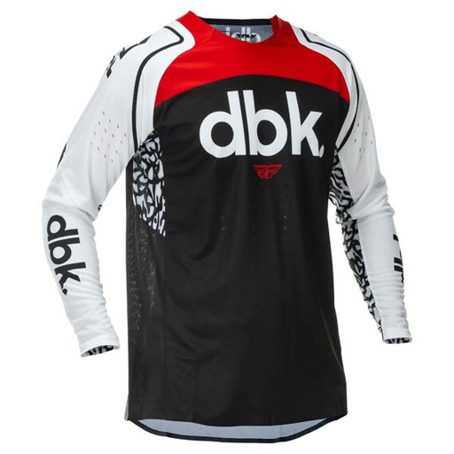 FLY RACING EVOLUTION DST DBK JERSEY 2026 in Black/White/Red