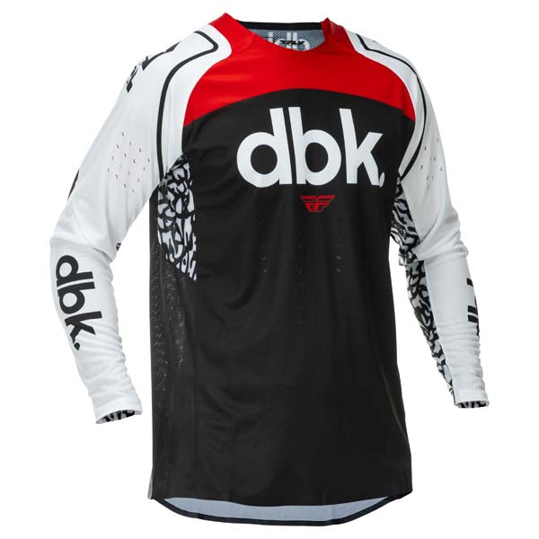 FLY RACING EVOLUTION DST DBK JERSEY 2026 in Black/White/Red