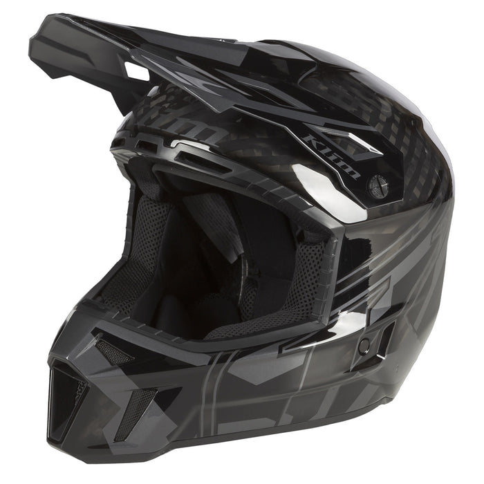 KLIM F3 CARBON PRO ASCENT HELMET ECE 2025 - Black - Asphalt