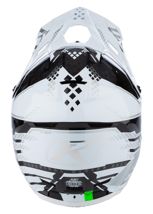 KLIM F3 CARBON PRO DIAMOND HELMET ECE 2025 - White
