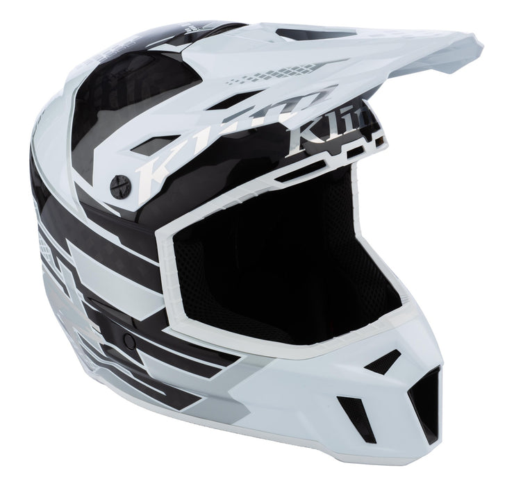 KLIM F3 CARBON PRO DIAMOND HELMET ECE 2025 - White