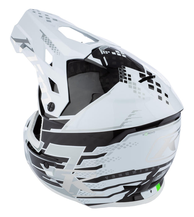 KLIM F3 CARBON PRO DIAMOND HELMET ECE 2025 - White
