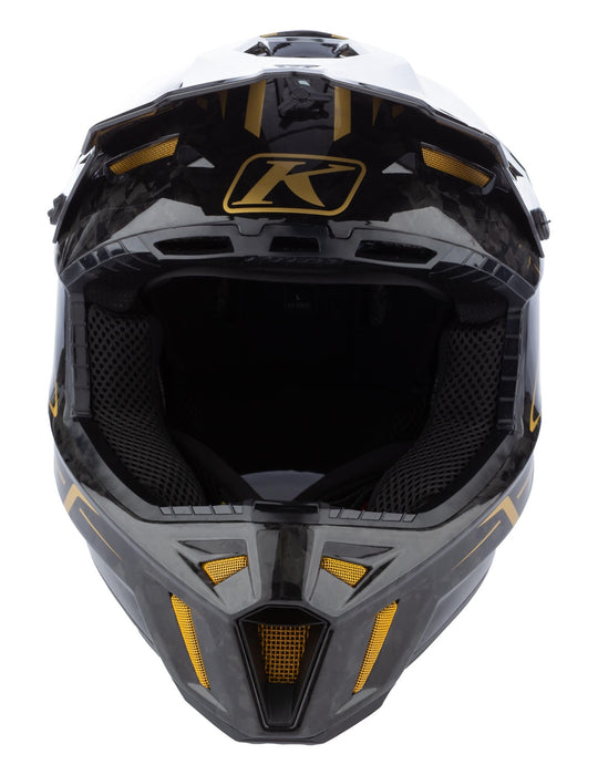 KLIM F3 CARBON PRO FORGED HELMET ECE 2029 - Gold Vein