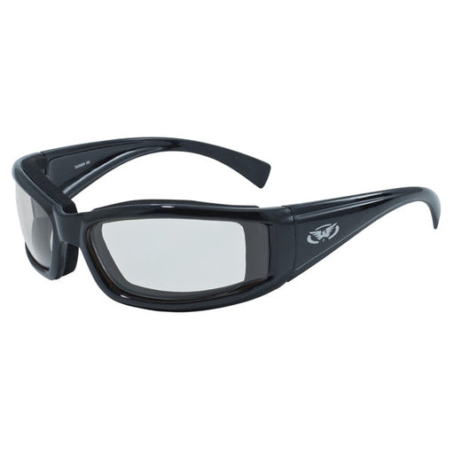 GLOBAL VISION STRAY SUNGLASSES in Black - Clear Lens