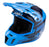 KLIM F3 Carbon Pro Diamondback Visor in Electric Blue Lemonade