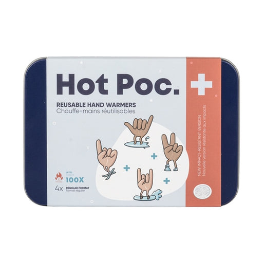 HOT POC 4 Regular with Ski/Hike/Surf/Snow illustration + silicon disc