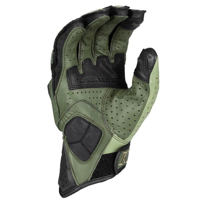 KLIM BADLANDS AERO PRO SHORT GLOVE 2026 in Rifle Green - Oil Green