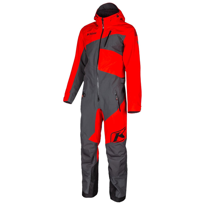 KLIM Ripsa One-Piece in High Risk Red - Asphalt 2021