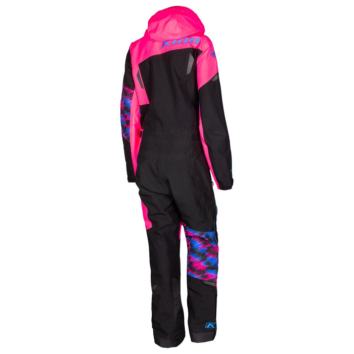 KLIM Ripsa One-Piece in Knockout Pink - Electric Blue Lemonade 2021