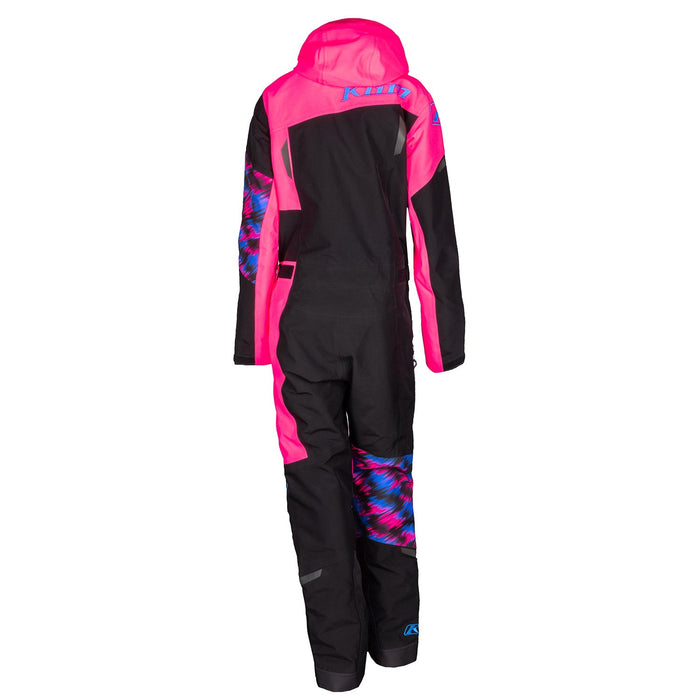 KLIM Ripsa One-Piece in Knockout Pink - Electric Blue Lemonade 2021