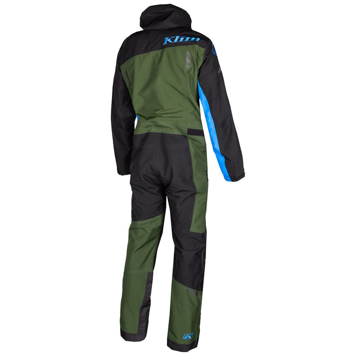 KLIM Ripsa One-Piece in  Kombu Green - Electric Blue Lemonade 2021