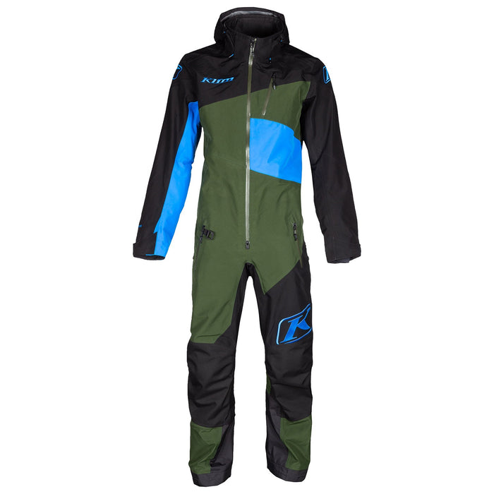 KLIM Ripsa One-Piece in  Kombu Green - Electric Blue Lemonade 2021