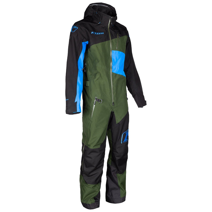 KLIM Ripsa One-Piece in  Kombu Green - Electric Blue Lemonade 2021