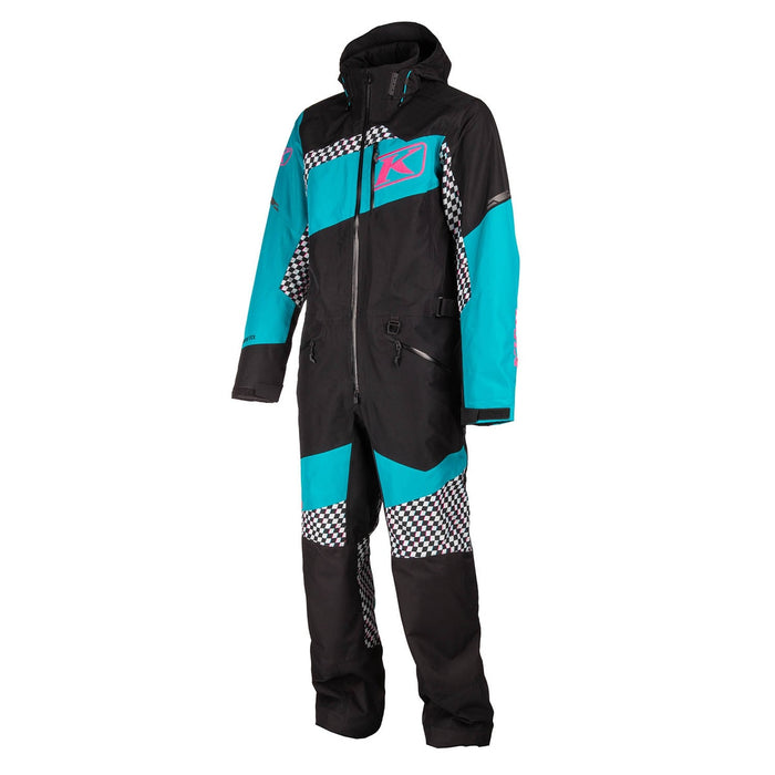 Klim Ripsa One-piece in Black - Arctic Teal