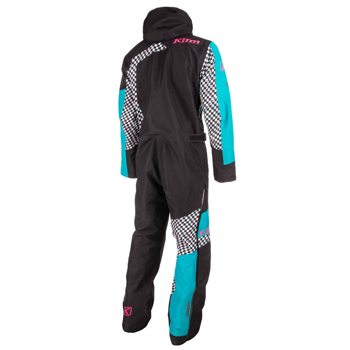 Klim Ripsa One-piece in Black - Arctic Teal