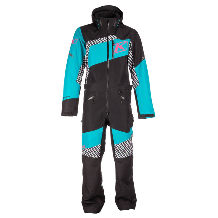 Klim Ripsa One-piece in Black - Arctic Teal