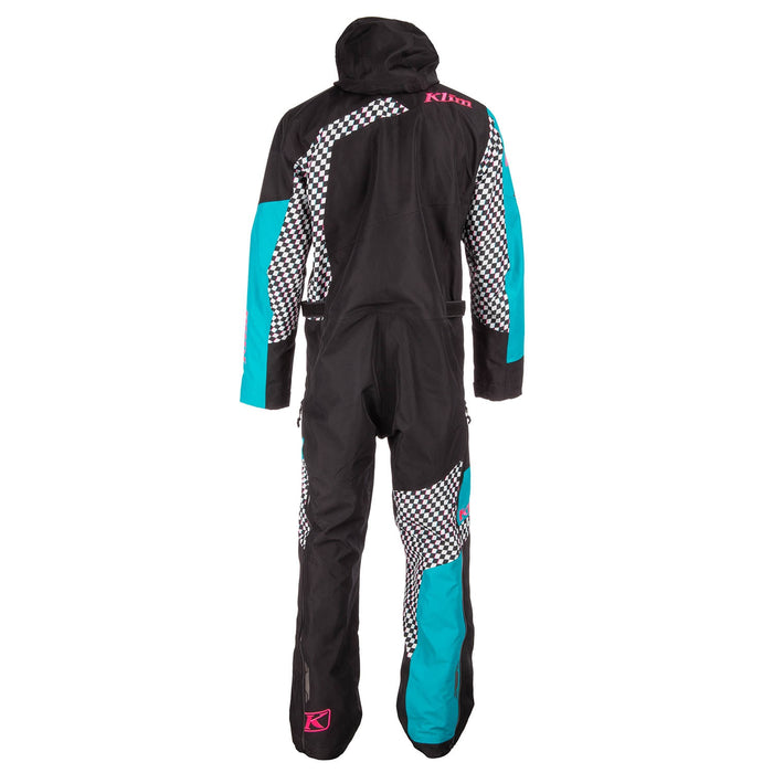 Klim Ripsa One-piece in Black - Arctic Teal