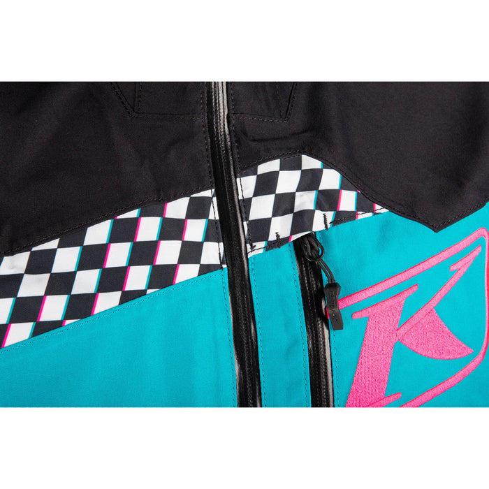 Klim Ripsa One-piece in Black - Arctic Teal