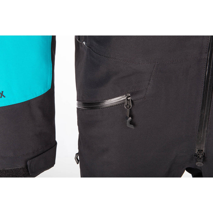 Klim Ripsa One-piece in Black - Arctic Teal