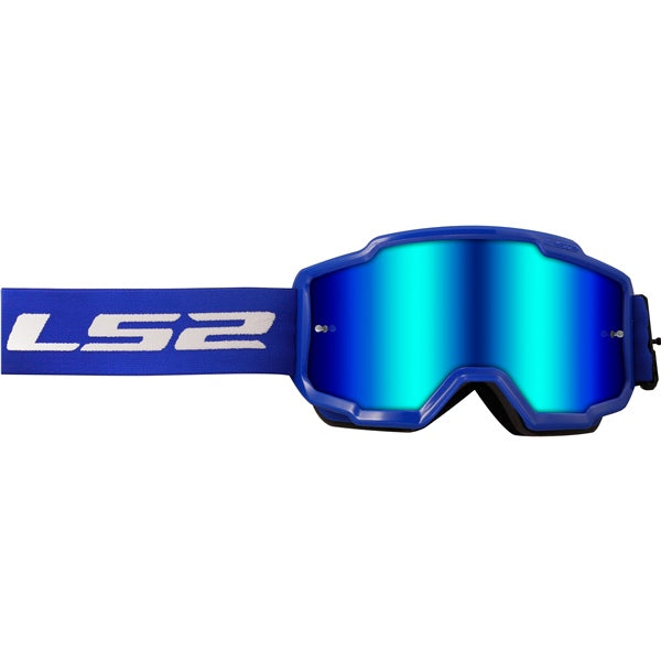 LS2 CHARGER PLUS GOGGLES 2026 in Blue -  Iridium Blue
