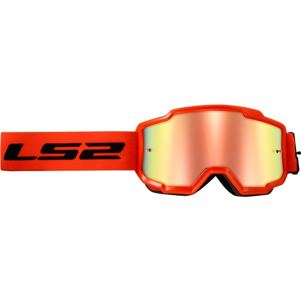 LS2 CHARGER PLUS GOGGLES 2026 in Orange -  Iridium Orange