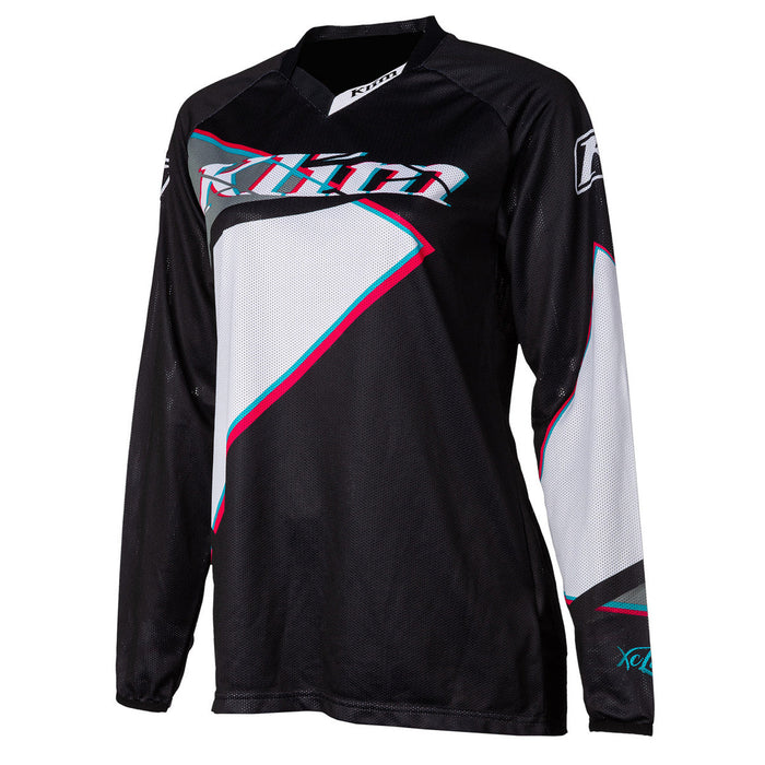 Klim Womens XC Lite Jersey in Shattered Black - 2021