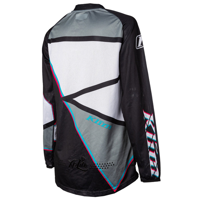 Klim Womens XC Lite Jersey in Shattered Black - 2021