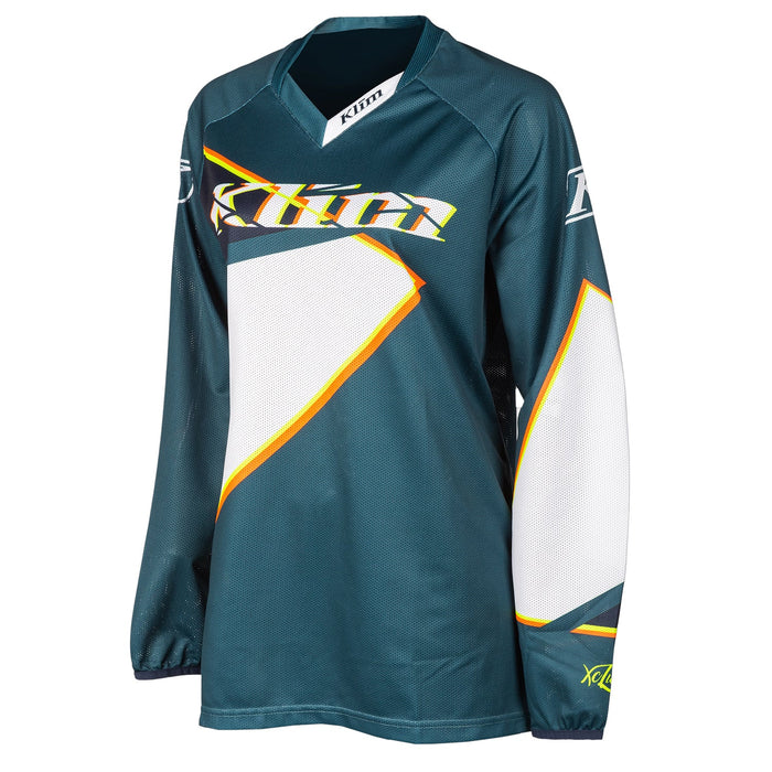 Klim Women's XC Lite Jerseys in Shattered Petrol 2022