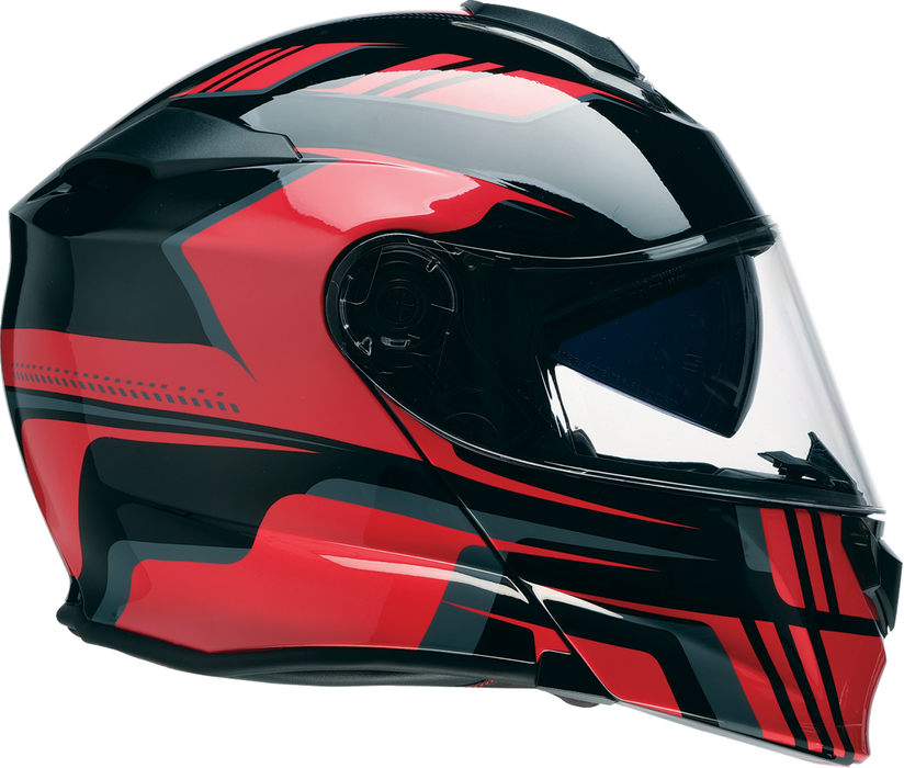 Z1R SOLARIS 2.0 MODULAR SLATER HELMET 2025 IN Black/Red
