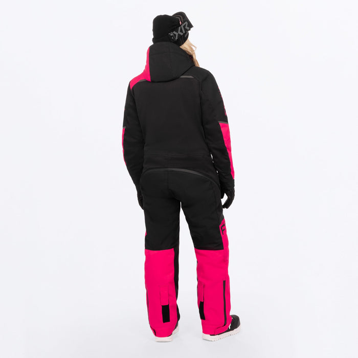 FXR Women's Revo F.A.S.T.™ Monosuit in Black/Razz