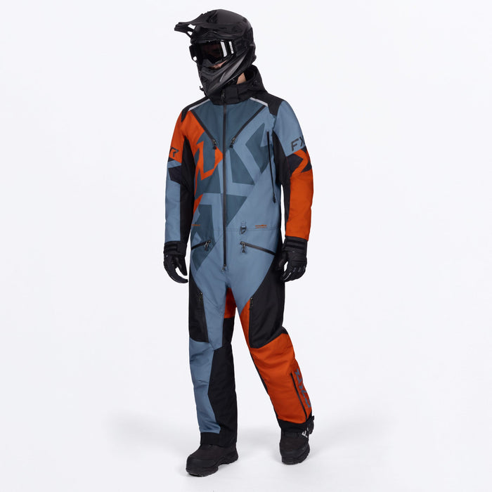 FXR COLD CROSS CX F.A.S.T.™ INSULATED MONOSUITS 2026 - Steel/Burnt Orange