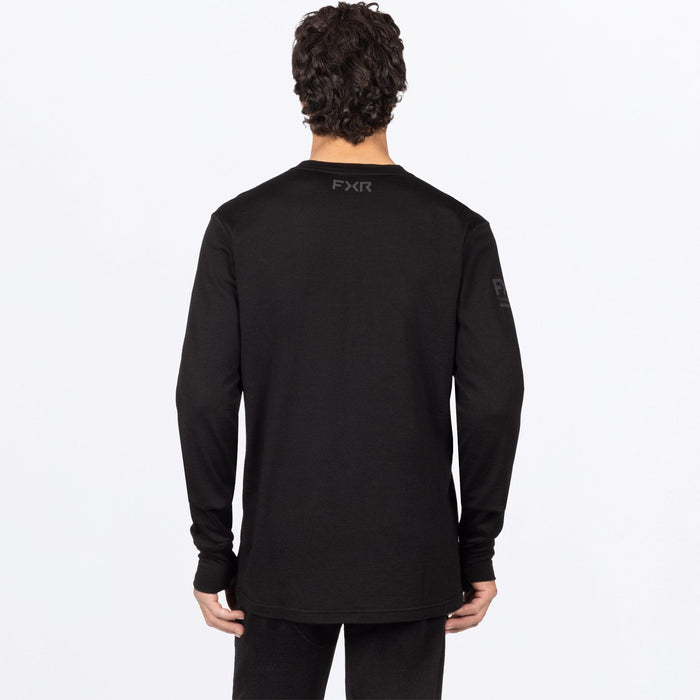FXR TENACIOUS MERin O LONGSLEEVE in Black