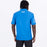 FXR RACE DIVISION PERFORMANCE UPF POLO SHIRT 2025 - Blue/White