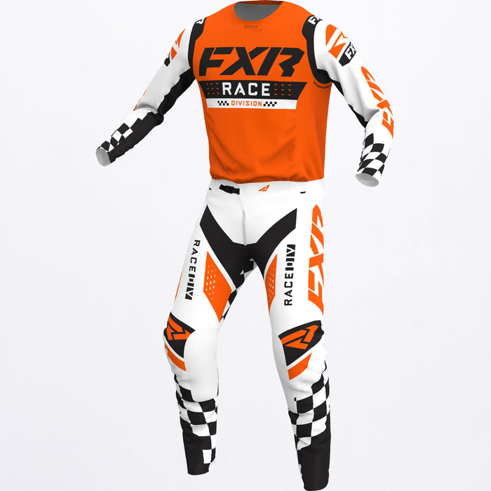 FXR Revo Flow LE MX Youth Pant in Competition Orange