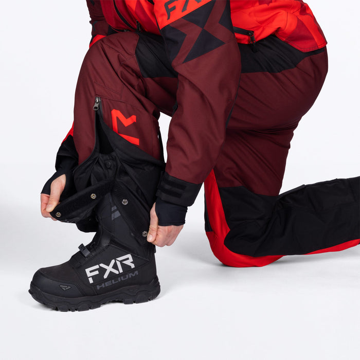 FXR COLD CROSS CX F.A.S.T.™ INSULATED MONOSUITS 2026 - Red/Oxblood