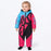 FXR INFANT KICKER SNOWSUIT in Sky Blue/Razz