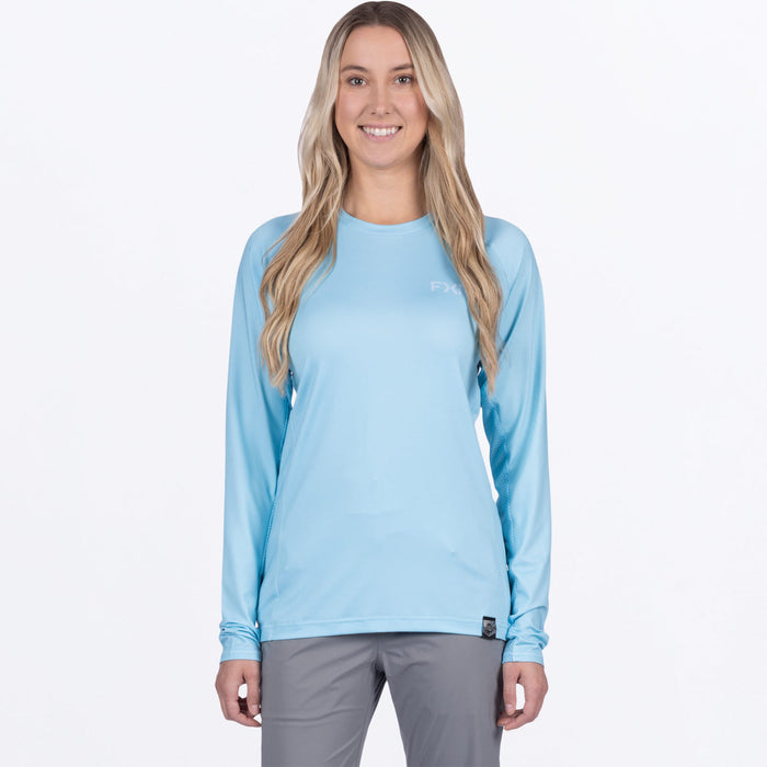 FXR ATTACK UPF WOMEN'S LONGSLEEVE 2025 in Maui Blue