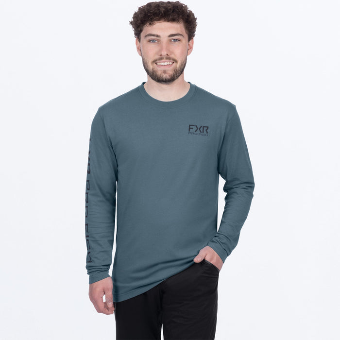 FXR PRO FISH PREMIUM LONGSLEEVE 2025 - Steel/Black