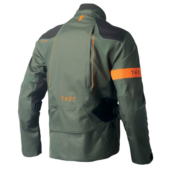 Thor Range Jacket in Army/Orange