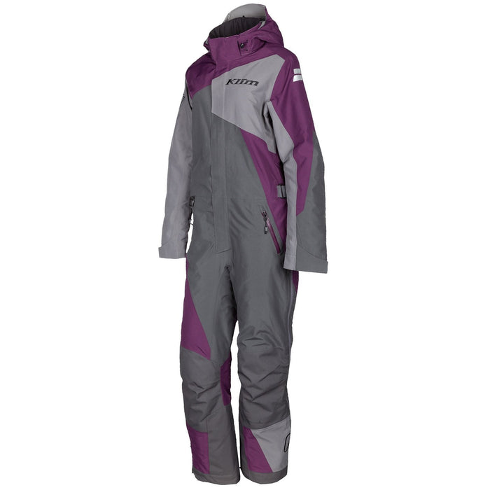 Klim Women's Vailslide One Piece in Deep Purpse - Asphalt 2021