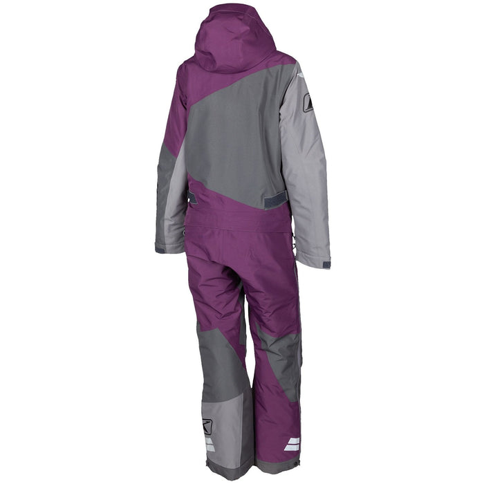 Klim Women's Vailslide One Piece in Deep Purpse - Asphalt 2021