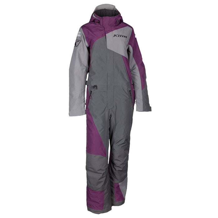 Klim Women's Vailslide One Piece in Deep Purpse - Asphalt 2021