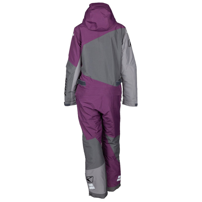 Klim Women's Vailslide One Piece in Deep Purpse - Asphalt 2021