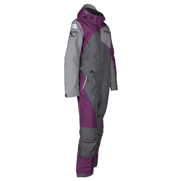 Klim Women's Vailslide One Piece in Deep Purpse - Asphalt 2021