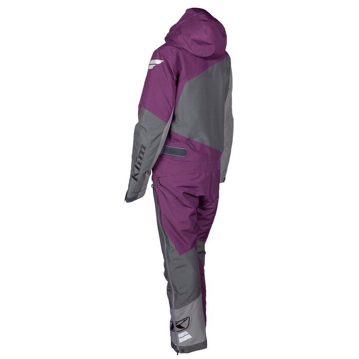 Klim Women's Vailslide One Piece in Deep Purpse - Asphalt 2021