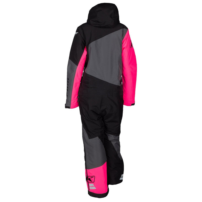 Klim Women's Vailslide One Piece in Knockout Pink - Black 2021